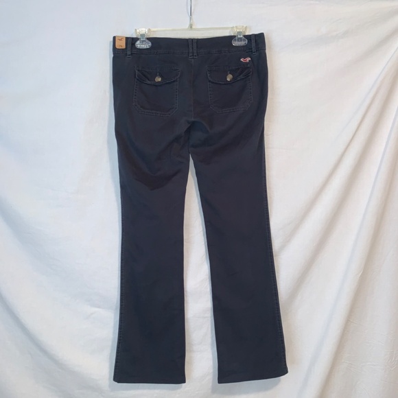 Hollister Women Social Stretch Navy Blue Pants Size 7R - Picture 9 of 12